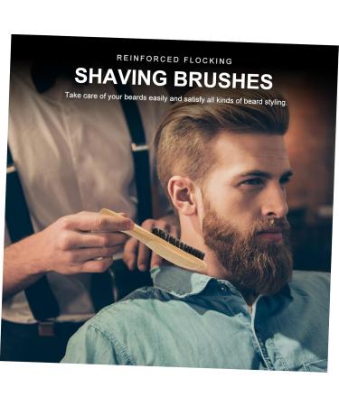 Minkissy 3PC Beard Care Tools - Wooden Bartbrush & Cleaning Comb for Men | Premium Male Grooming Accessories - Buy Online on GoSupps.com