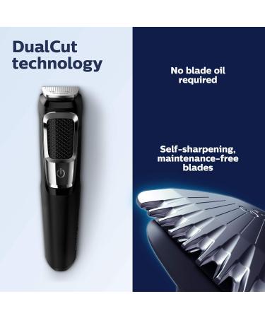Philips Multigroom Series 3000 Cordless with 10 Trimming Accessories Lithium-Ion and Storage Bag MG3750/10 - Buy Online on GoSupps.com