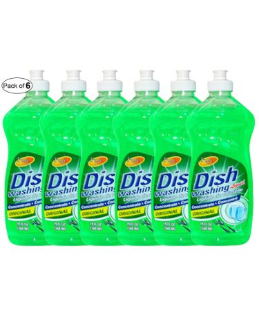 Pure Dishwash Liquid Original(560ml) (Pack of 6)