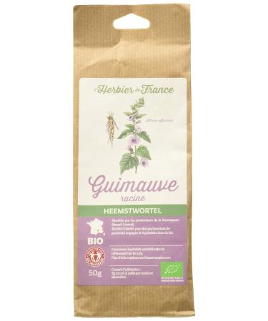 L'herbier de France Marshmallow Roots, Organic Kraft Sachet 50 g