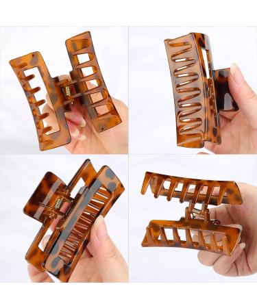4 Large Non-Slip Hair Clips for Women & Girls | Durable Claw Clips for Long Hair - Buy Online on GoSupps.com