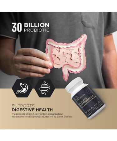 TRULIFE NATURALS Melatonin 50mg Plus Probiotics 30 Bill CFU/Better Sleep/Night Formula/Sleep Support Supplement & Balanced Gut Health - Easy to Take | Supports Digestive & Immune System Function - Buy Online on GoSupps.com