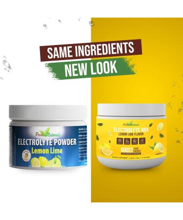 Electrolyte Powder - Sugar Free Vegan Workout Recovery | Lemon Lime - 45 Servings | Pure Keto & Paleo Hydration - Buy Online on GoSupps.com