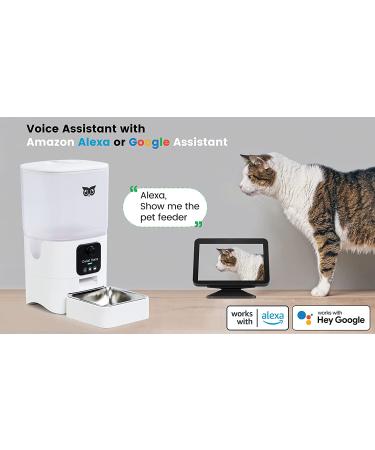 Owlet Home Smart Automatic Pet Feeder with1080P HD Camera for Cats & Dogs (6L)  WiFi  Live Video  Auto Night Vision  2-Way Audio  Works with Alexa & Google Assistant  Motion Alert  No Monthly Fee - Buy Online on GoSupps.com
