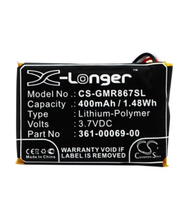 400mAh Battery Replacement for Barklimiter Deluxe 010-11867-10 Varia RDU Barklimiter bark Control colla 010-11925-00 Delta Training Collar Barklimiter Deluxe Anti Bark C 361-00069-00 (3.7V)