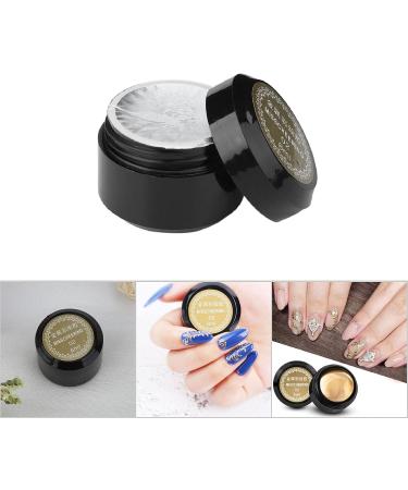 Nail Painted Gel - 8ml / Bottle Nail Painted Gel Metallic Nail Art UV Varnish Lacquer(02-golden) - Buy Online on GoSupps.com