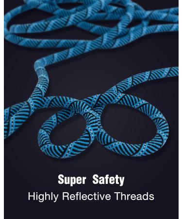 (2 Pack) 30FT Long Dog Leash for Dog Training Check Cord Recall Training Agility Lead for Large Medium Small Dogs Rope Leashes Great for Playing Camping or Backyard 30FT Gray & Blue - Buy Online on GoSupps.com