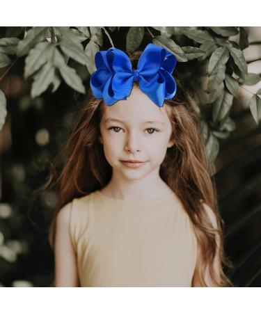 MUFEKUM School Girls Blue Hair Accessories Blue Bow Hair Clips Blue Bow Headband Blue Hair Bands Hair Accesories for Girls Christmas Birthday Gift - Buy Online on GoSupps.com