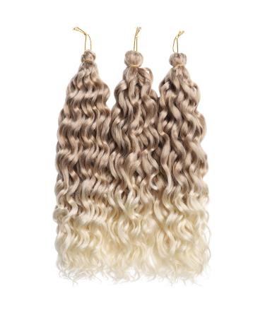 3 Packs Hawail Curl Synthetic Crochet Hair - 20 Ocean Wave Twist, Wet and Wavy Braiding Hair Extension for Women - Buy Online on GoSupps.com