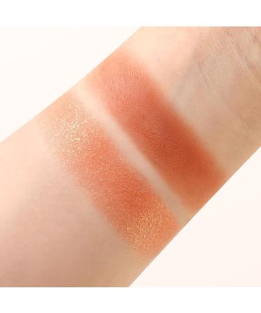 Boobeen Blendable 2 Color Eyeshadow - Matte Shimmer & Metallic High Pigment Palette | Long Lasting Nude Natural Shades - Buy Online on GoSupps.com