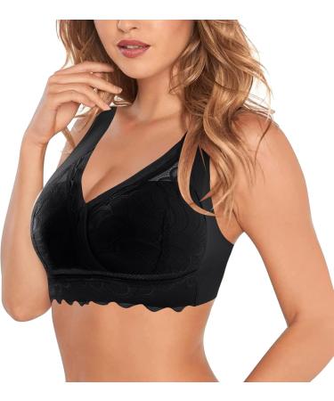 Callmo Front Closure Bras for Women | Wireless Comfort Large Size Lace Iron-Free Everyday Light Lift - Buy Online on GoSupps.com