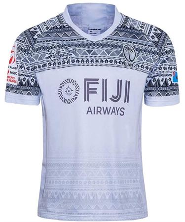 LQWW 2020 Fiji Rugby Jersey Quick Drying Men's Rugby Fan Shirts Breathable Polo Shirt Short Sleeve (Color : White, Size : Medium) Medium White
