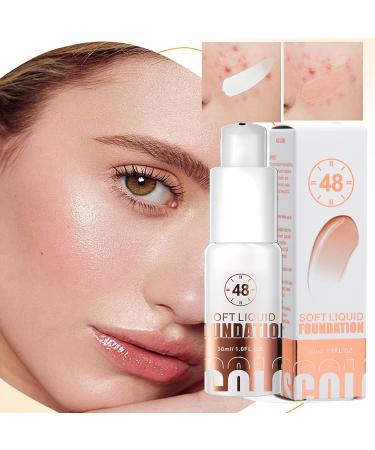  G n rique Self-Adjusting Tinted Foundation - High Foundation 30ml for Face - Water-Resistant Long-Lasting Cream Concealer for Women and Men - Buy Online on GoSupps.com