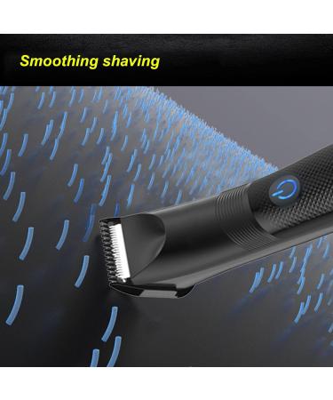 Men's Waterproof Body Hair Clipper - USB Rechargeable Electric Shaver for Groin Armpit & Chest - Buy Online on GoSupps.com