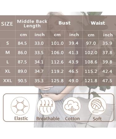 Sykooria Maternity Nightdress Short Sleeve Nursing Nightgown - Black XL - Buy Online on GoSupps.com