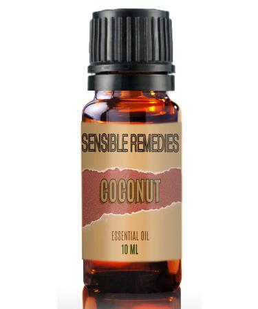 Sensible Remedies Coconut (Virgin) Oil 100% Pure and Natural Distilled 10 mL (0.333 fl oz)