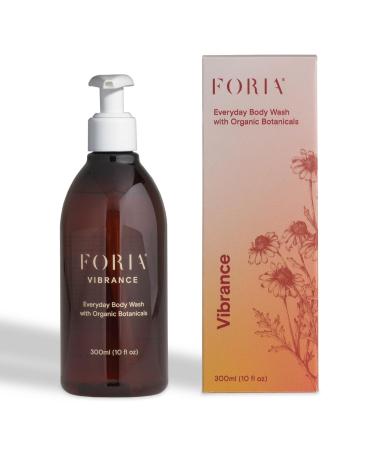 FORIA Everyday Body Wash - Organic, pH-Friendly, Sensitive Skin Safe - 10 Fl Oz Body & Feminine Wash