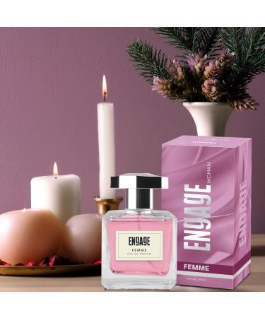 Enga'ge Femme Eau De Parfum for Women Citrus and Floral Fragrance Scent Skin Friendly Perfume for Women 100ml. - Buy Online on GoSupps.com