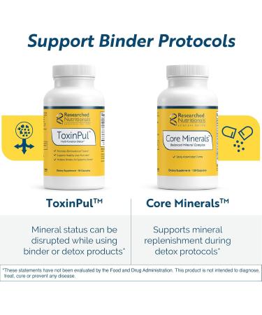 Researched Nutritionals Core Minerals - Daily Trace Minerals Supplement - Iron-Free Blend with Vitamin D3, Magnesium Glycinate & Iodine for Thyroid, Bone & Metabolic Support (120 ct) - Buy Online on GoSupps.com