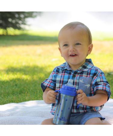 Pacific Baby Hot-Tot Insulated Stainless Steel Feeding Bottle 7oz Blueberries - Anti-Colic Nipple, Eco-Friendly Infant Feeding Solution - Buy Online on GoSupps.com