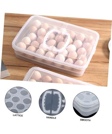 STOBAZA Deviled Egg Holder Box Egg Tote Refrigerator Egg Organizer Egg Case Egg Holder Egg Container Storage Crisper - Buy Online on GoSupps.com