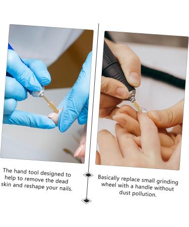 Nail Polisher Nail File Head Manicure Grinding Head Nail Glazing Drill Metal Drill Bit Portable Nail Manicure Polishing Tools Nail Art Nail Drill Tungsten Steel Clean - Buy Online on GoSupps.com