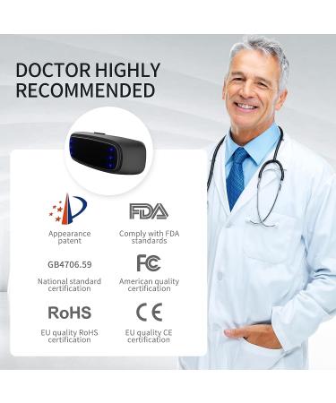 Fekux Stop Snoring Device - Safe & Comfortable Solution for Men & Women - Black - Buy Online on GoSupps.com