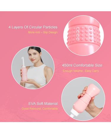 2-Piece Perineal Bottle Set for Postpartum Care | Portable Bidet with Angled Spout & Storage Bag - Pain Relief After Birth - Buy Online on GoSupps.com