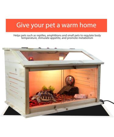 MOGOULUA Reptile Heating Mat Reptile Vivarium Heat Mats for Turtle Pets Heating Pad Reptile Tank Heat Mat 11" x 16.5" Terrarium Heat Mats Temperature Adjustable Heat Pads for Lizard Gecko Snakes (20W) - Buy Online on GoSupps.com