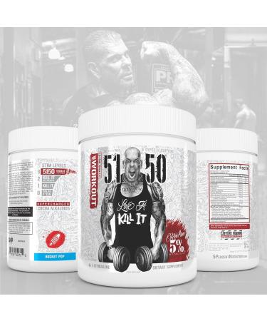 Rich Piana 5% Nutrition 5150 High Stim Pre-Workout Powder | Extreme Energy  Focus  Pumps & Endurance | 400 mg Caffeine  Citrulline  Beta Alanine  N-Acetyl L-Tyrosine | 30 Srvgs (Rocket Pop) - Buy Online on GoSupps.com