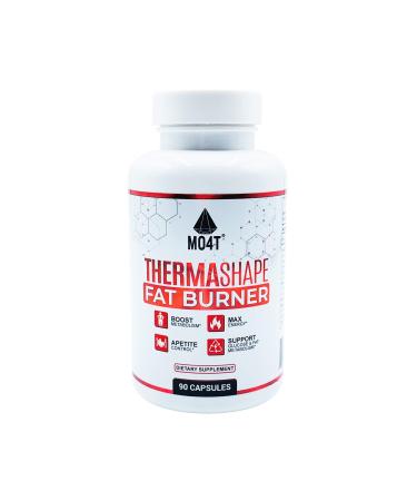 MO4T Thermashape - Thermogenic- Fat Loss Supplement for Women & Men -Carb Blocker with Berberine - Appetite Suppressant & Energy Booster - Keto Friendly -USA Made - 90 Tablets