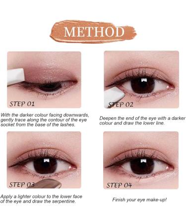 Eye Shadow Stick 2pcs Glitter Eyeshadow Stick Double Color Shimmer Eyeshadow Pen Eyeshadow Pen Twotone Eyeshadow Stick 2in1 Gradient Double Eyeshadow Makeup 2 2 2pcs - Buy Online on GoSupps.com