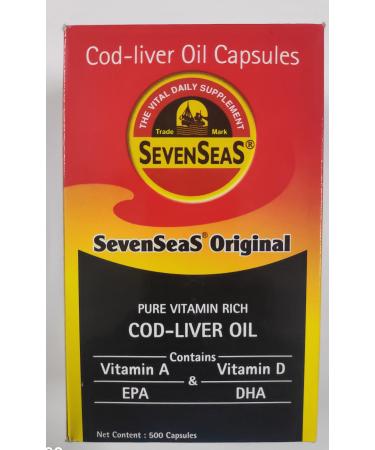 Seven Seas Cod Liver Fish Oil 500 Capsules