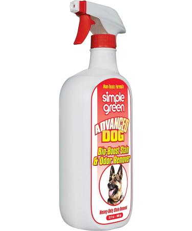 Simple Green Advanced Dog Stain & Odor Remover - Large Dogs Bacteria & Enzyme Cleaner - 32 oz Sprayer - Buy Online on GoSupps.com