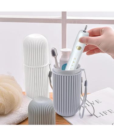 UCEC Travel Toothbrush Case - Portable Holder for Travel, Camping & Business Trip - 2 Pack - Buy Online on GoSupps.com