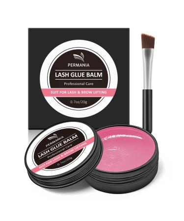 PERMANIA Lash Lift Rod Adhesive  New Brow Lamination Glue Balm  Soft Fragrance Strong Viscosity and Water Solubility for Lash Perm Kit (Peach) Pink peach - Buy Online on GoSupps.com