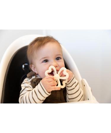 Haakaa Silicone Clover Teether Silicone Teething Toys for Babies Soft & Easy Hold Chew Toy for Infant BPA Free - Copper - Buy Online on GoSupps.com