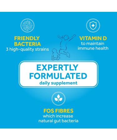 OptiBac Probiotics Babies & Children - Probiotic for Immune System Support - Pack of 2 - 30 Sachets - Buy Online on GoSupps.com