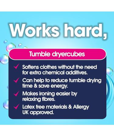Ecozone E250 Dryer Cubes | 2 Pack Tumble Dryer Balls - Soft Material Innovative Design for Efficient Drying - Buy Online on GoSupps.com