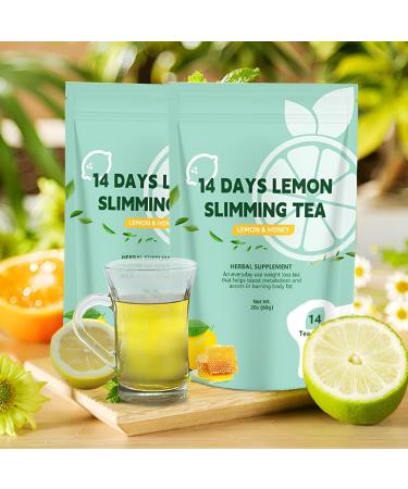 Th Vert Citronn 14 Jours - D tox Naturelle Soutien La Gestion Du Poids Formule Minceur(2PC) - Buy Online on GoSupps.com