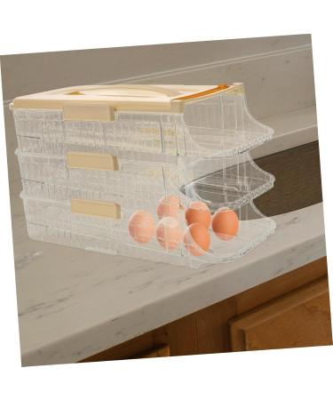 PRETYZOOM Egg Holder Fridge Egg Storage Box Eggs Refrigerator Fridge Kitchen Egg Holder Egg Holes Trays Portable Egg Carton - Buy Online on GoSupps.com