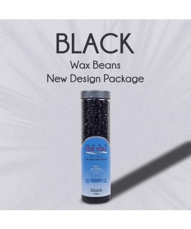More For You Film Hand Wax Beans - Pet Black 450g | Hot Wax for Hair Removal - Sir Agda Depilatory Wax - Buy Online on GoSupps.com