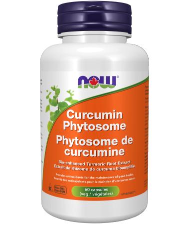 NOW Supplements Curcumin Phytosome Capsules 60 Count