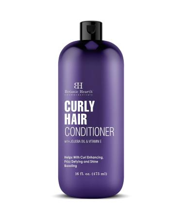 Botanic Hearth Curly Hair Conditioner | For Curly Hair | Detangle Define & Enhance Curls | With Jojoba oil & Vitamin E | Sulphate Free | For Men & Women | 16 fl oz - Buy Online on GoSupps.com