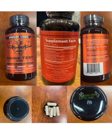 Prime Labs Prime Test Pro + Creatine Monohydrate Capsules - Buy Online on GoSupps.com