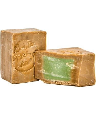 Best Soap "Aleppo" Olive Oil Soap with 45% Oliveoil & 55% Laurel Oil 200 g - for skin hair body and face vegan natural soap - Buy Online on GoSupps.com