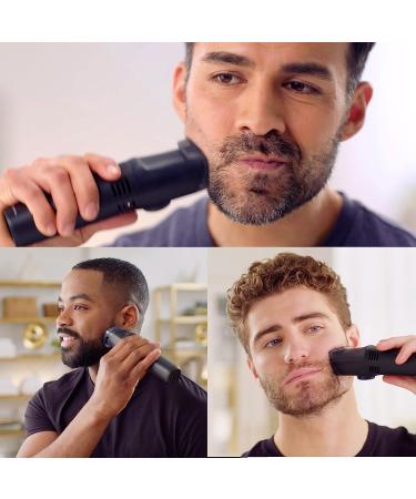 Vacutrim Professional Vacuum Hair Trimmer - Cordless Rechargeable Shaver for Men's Beard & Mustache - Ultra Sharp Stainless Blade - As Seen on TV - Buy Online on GoSupps.com