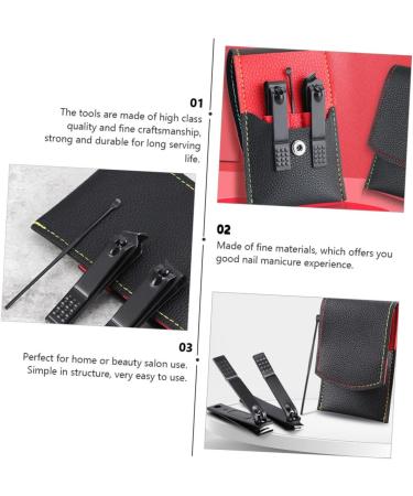 MAGICLULU 12 Sets Nail Set Household Cleaning Tools Nail Care Tools Professional Manicure Kit Nail Nippers Professional Cuticle Remover Portable Travel Stainless Steel - Buy Online on GoSupps.com