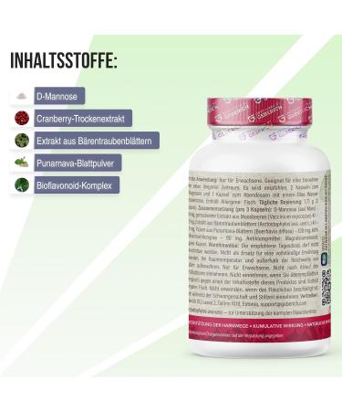 Cystinorm - 30 Capsules for Bladder Health | D-Mannose Cranberry Extract & Punarnava | Premium Dietary Supplement - Buy Online on GoSupps.com