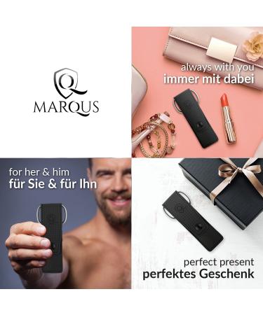 marQus 3-Piece Travel Manicure Set | Solingen Nail Care Set with Nail Scissors & File | Premium Carbon Steel - Buy Online on GoSupps.com